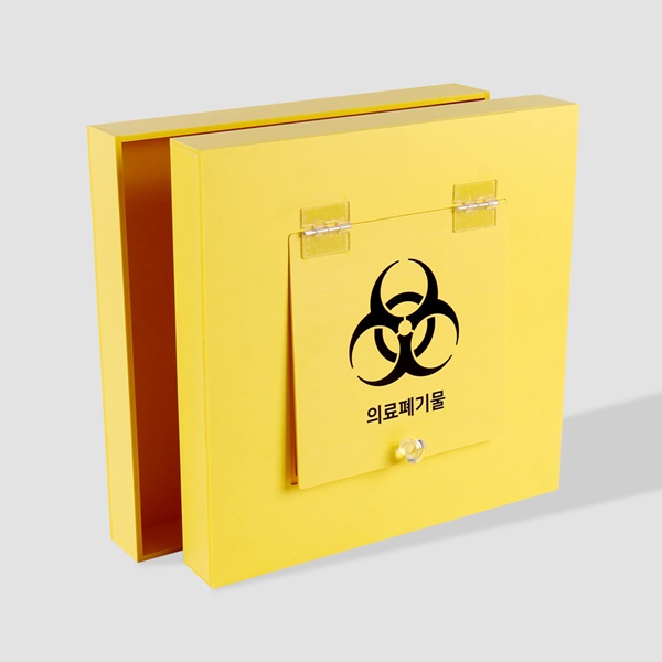 의료폐기물 박스커버 덮개 폐기물함 폐기물박스 뚜껑