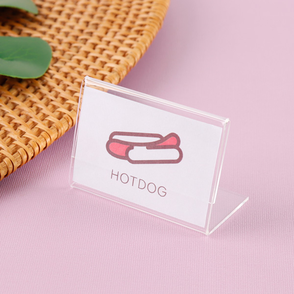 아크릴가격표 단면 6 x 4cm