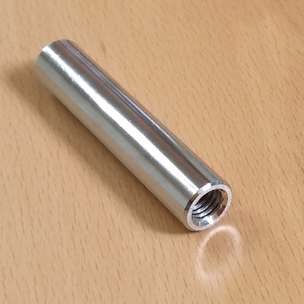 장식 다보볼트 기둥 12&Oslash; 은색 6cm 액자볼트