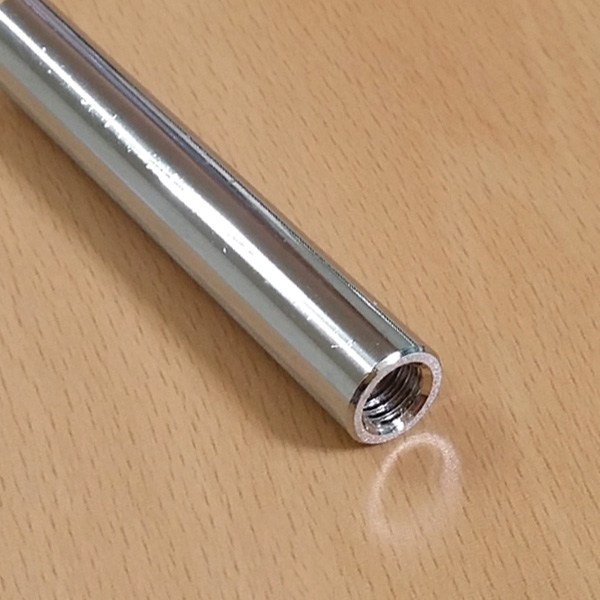 장식 다보볼트 기둥 12&Oslash; 은색 15cm 액자볼트