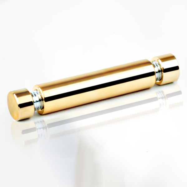 2단 장식볼트 (다리형) 12&Oslash; 금색평형 기둥 20cm