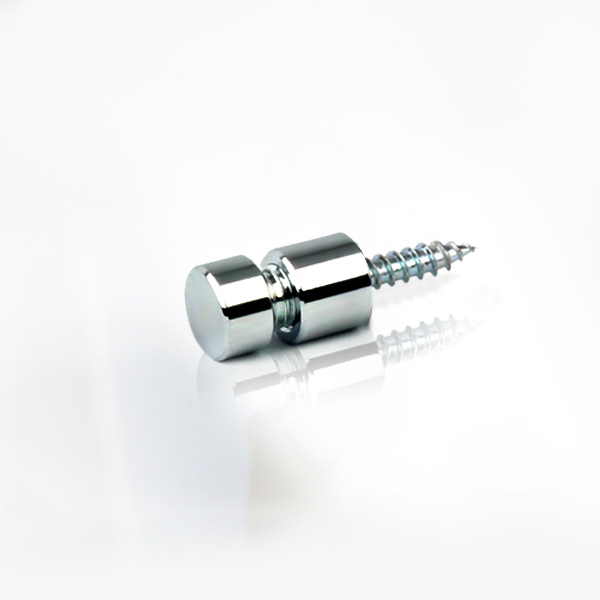 2단장식 다보볼트 (대포피스형) 12&Oslash; 기둥1cm 은색평형