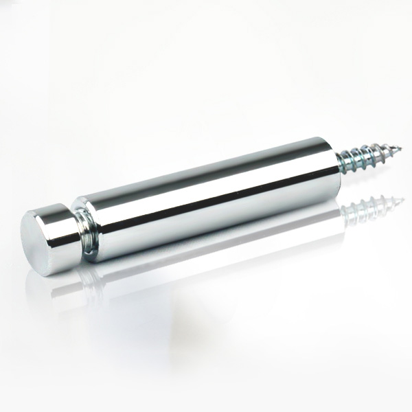 2단 장식다보볼트 (대포피스형) 12&Oslash; 은색평형 기둥 5cm