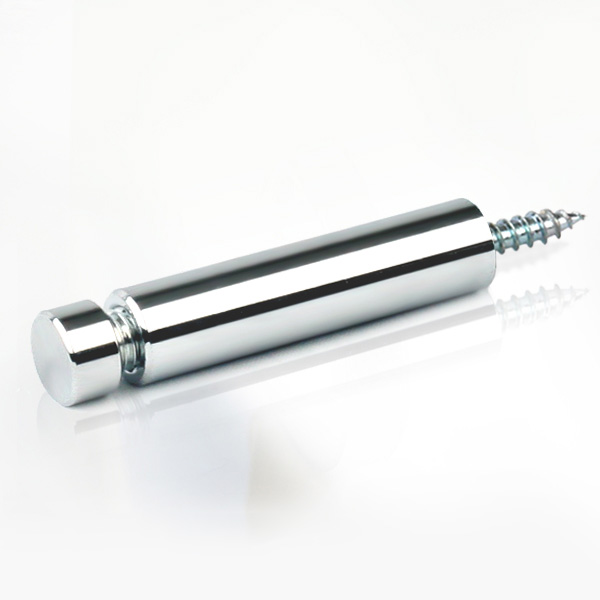 2단 장식다보볼트 (대포피스형) 12&Oslash; 은색평형 기둥 10cm