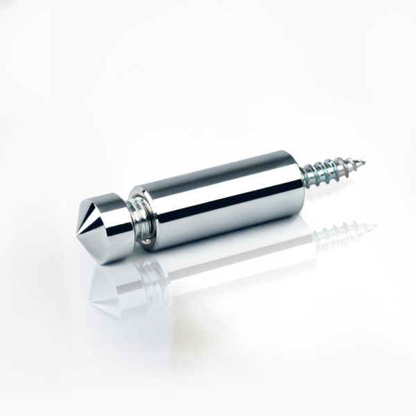 2단장식 다보볼트 (대포피스형) 12&Oslash; 기둥3cm 은색뿔형