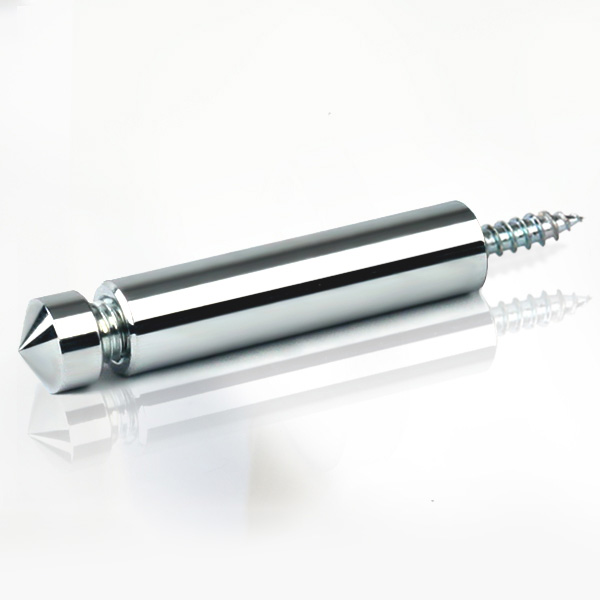 2단 장식다보볼트 (대포피스형) 12&Oslash; 은색뿔형 기둥 5cm