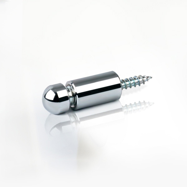 2단장식 다보볼트 (대포피스형) 12&Oslash; 기둥2cm 은색원형