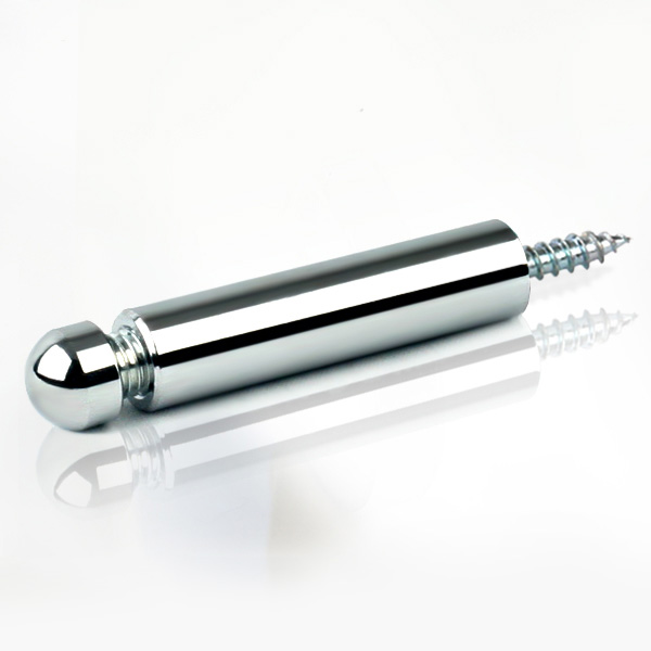 2단 장식다보볼트 (대포피스형) 12&Oslash; 은색원형 기둥 5cm