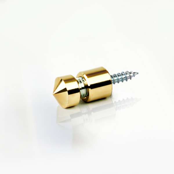 2단장식 다보볼트 (대포피스형) 12&Oslash; 기둥1cm 금색뿔형