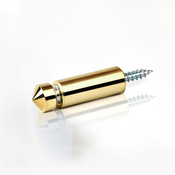 2단장식 다보볼트 (대포피스형) 12&Oslash; 기둥3cm 금색뿔형