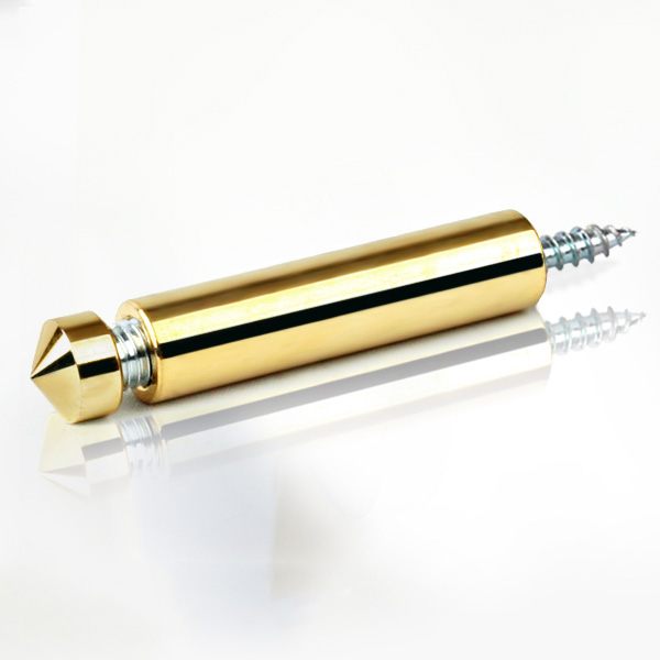 2단 장식다보볼트 (대포피스형) 12&Oslash; 금색뿔형 기둥 5cm