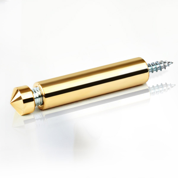 2단 장식다보볼트 (대포피스형) 12&Oslash; 금색뿔형 기둥 30cm