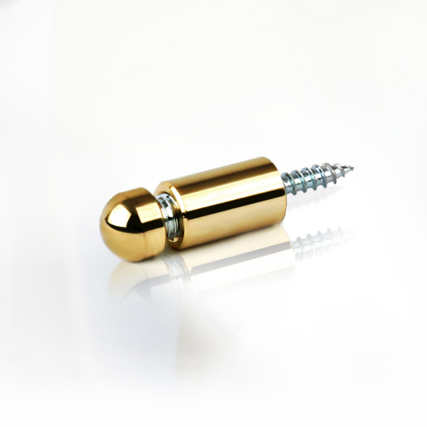 2단장식 다보볼트 (대포피스형) 12&Oslash; 기둥2cm 금색원형