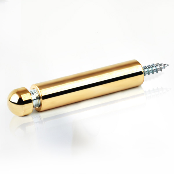 2단 장식다보볼트 (대포피스형) 12&Oslash; 금색원형 기둥 10cm