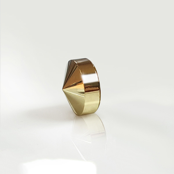 장식 다보볼트 머리 15&Oslash; 금색 뿔형 액자 볼트