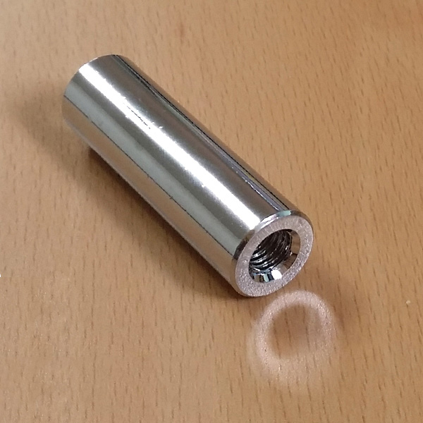 장식 다보볼트 기둥 15&Oslash; 은색 4cm 액자볼트