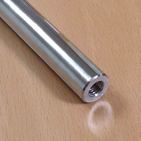 장식 다보볼트 기둥 15&Oslash; 은색 15cm 액자볼트