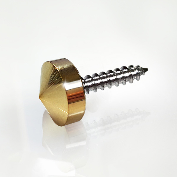 1단장식 다보볼트 15&Oslash; 금뿔 (대포피스형)