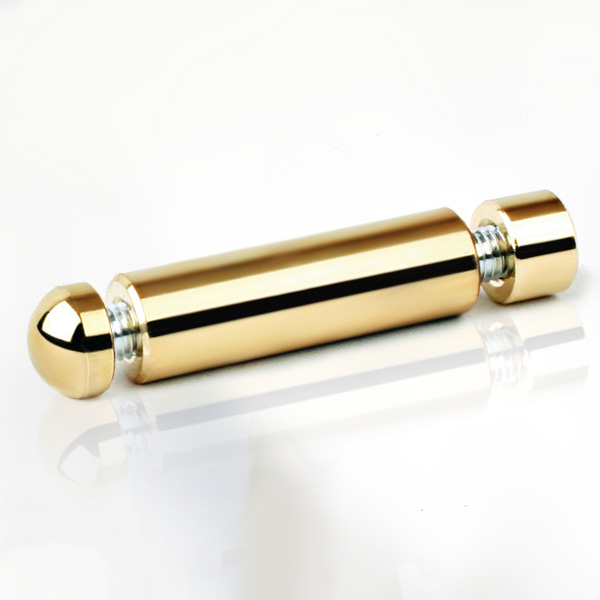 2단 장식볼트 <br>(다리형) <br>15Ø 금색원형 기둥 10cm