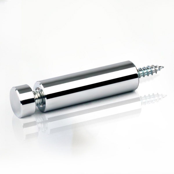 2단 장식다보볼트 (대포피스형) 15&Oslash; 은색평형 기둥 10cm