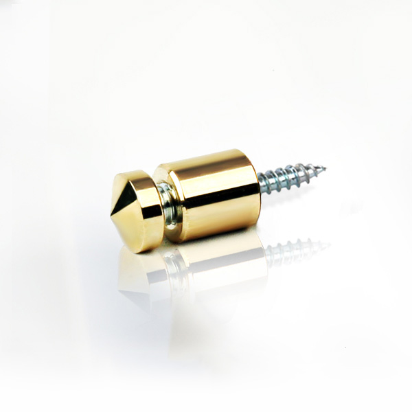 2단장식 다보볼트 (대포피스형) 15&Oslash; 기둥1.5cm 금색뿔형