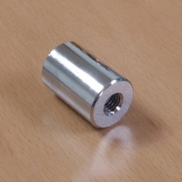 장식 다보볼트 기둥 20&Oslash; 은색 3cm 액자볼트