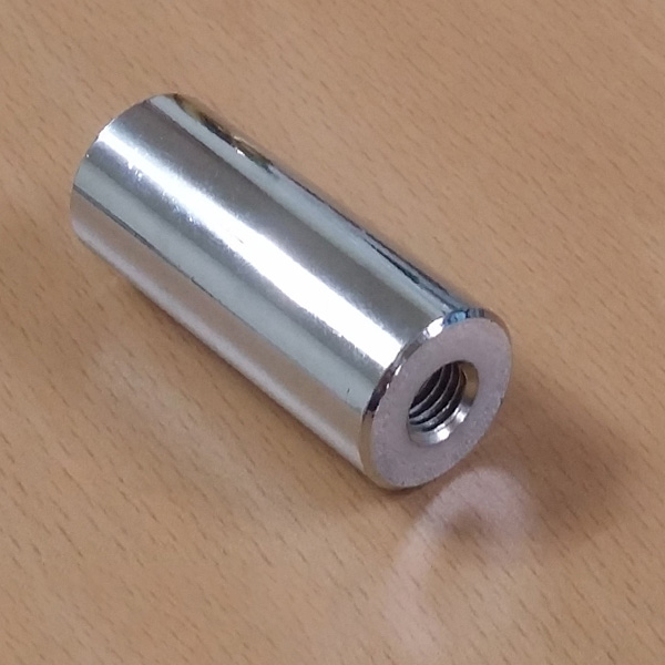 장식 다보볼트 기둥 20&Oslash; 은색 5cm 액자볼트