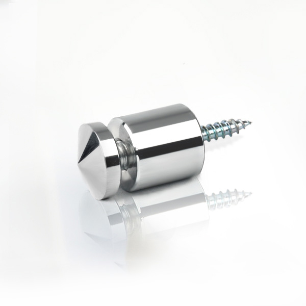 2단 장식볼트 <br>(대포피스형)<br> 20Ø 은색뿔형 기둥 2cm