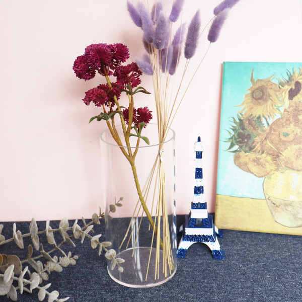 투명 인테리어 아크릴 원통형 소품보관함