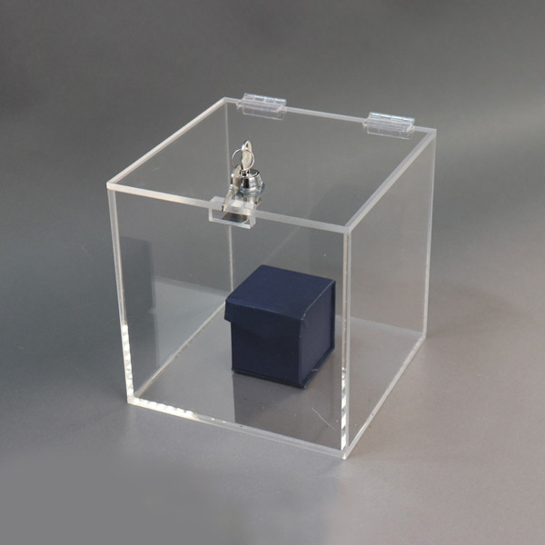 자물쇠내장 경첩상자 보관함 수납 박스