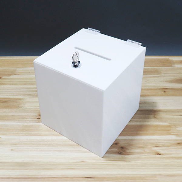 모금함 박스 <br>15x9x13cm <br>자물쇠내장 아크릴 투표함