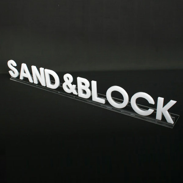 아크릴 입체글자 스탠드문자 글자10cm 두께8T 가로60cm