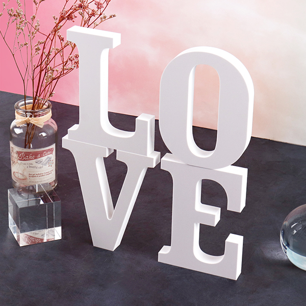 포맥스 스탠딩 이니셜 알파벳<BR>카페 홈 영문 소품 장식 레터링