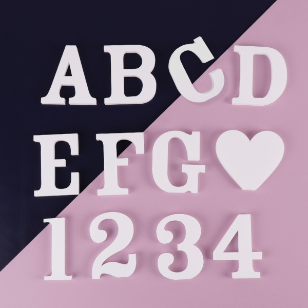 폼보드 이니셜 알파벳 A~Z 대문자 소문자 우드락 아이방장식 폼패브릭 폼아트