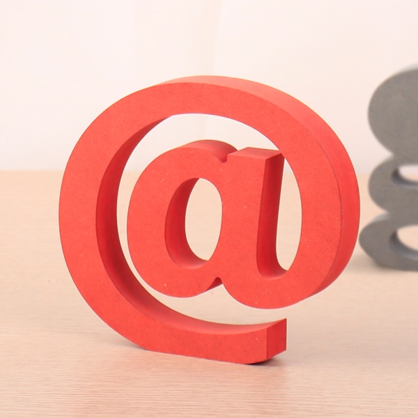 영문이니셜 MDF 우드스카시 영문 알파벳 입체문자 특수기호 @(골뱅이)