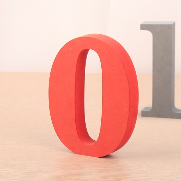 영문이니셜 MDF 우드스카시 영문 알파벳 입체문자 숫자 0