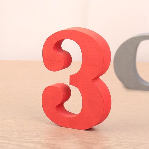 영문이니셜 MDF 우드스카시 영문 알파벳 입체문자 숫자 3