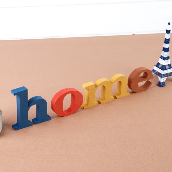 HOME home 세트 컬러 MDF 에코보드 홈데코 장식 이니셜
