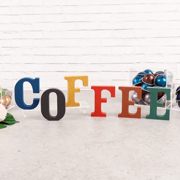 coffee COFFEE 세트 컬러 MDF 에코보드커피 카페 인테리어 알파벳