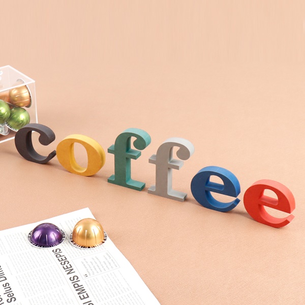 coffee COFFEE 세트 컬러 MDF 에코보드커피 카페 인테리어 알파벳 coffee COFFEE 세트 컬러 MDF 에코보드커피 카페 인테리어 알파벳