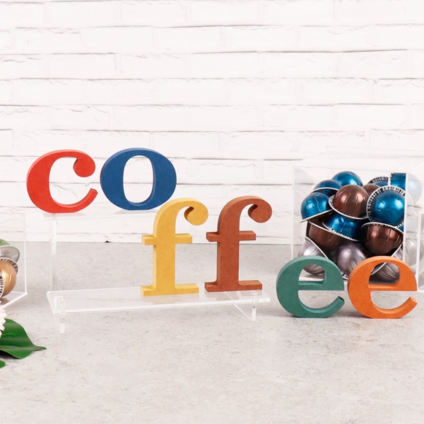 coffee COFFEE 세트 컬러 MDF 에코보드커피 카페 인테리어 알파벳 coffee COFFEE 세트 컬러 MDF 에코보드커피 카페 인테리어 알파벳