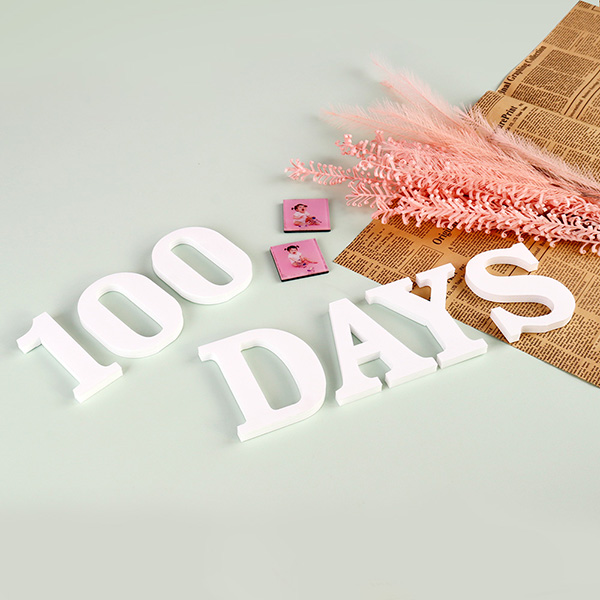 폼보드 100DAYS 이니셜폼패브릭 폼아트 백일상차림공주님방소품 레터 돌상