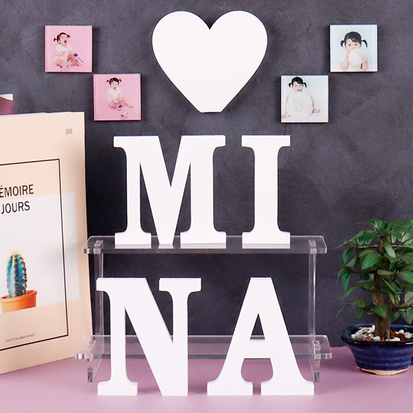 폼보드 이니셜 레터링폼페브릭 폼아트아이방꾸미기 DIY레터링