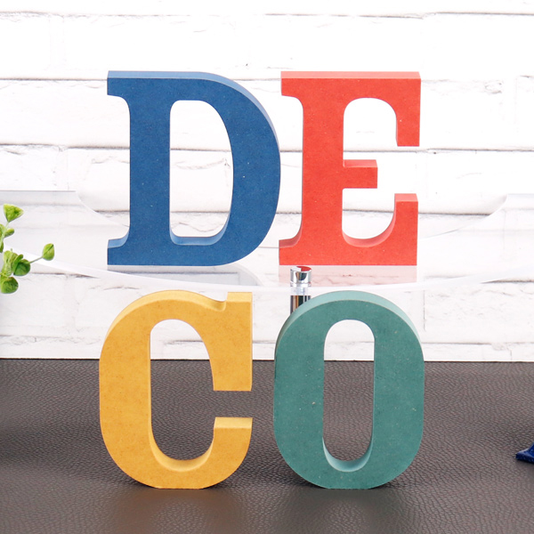 deco DECO 세트컬러 MDF 에코보드데코 알파벳 이니셜