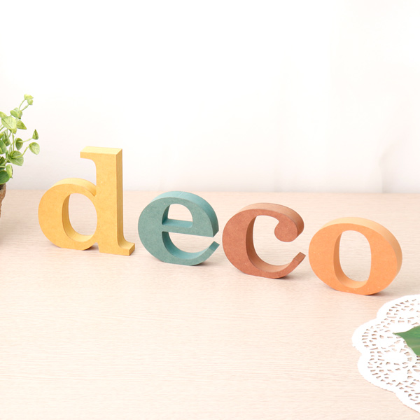 deco DECO 세트컬러 MDF 에코보드데코 알파벳 이니셜