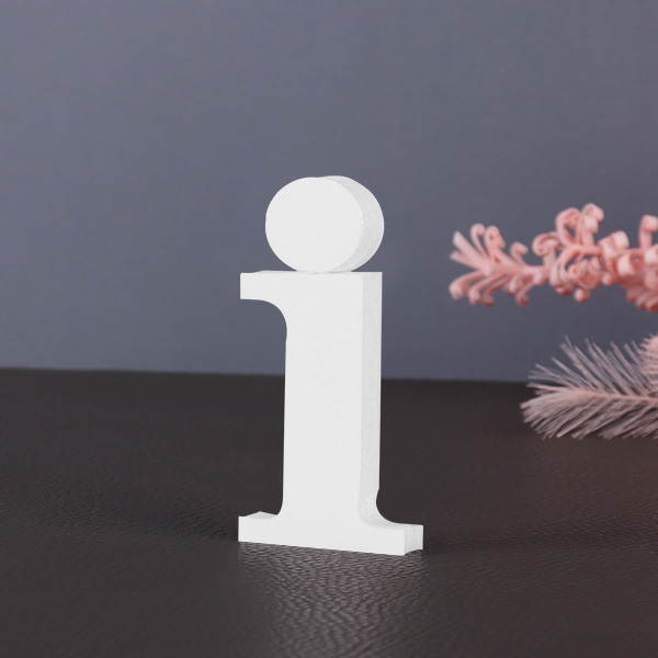 폼보드 알파벳 이니셜 폼보드아트 레터링 장식 소문자 i