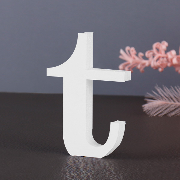 폼보드 알파벳 이니셜 폼보드아트 레터링 장식 소문자 t