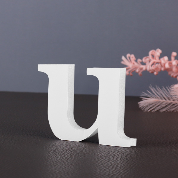 폼보드 알파벳 이니셜 폼보드아트 레터링 장식 소문자 u