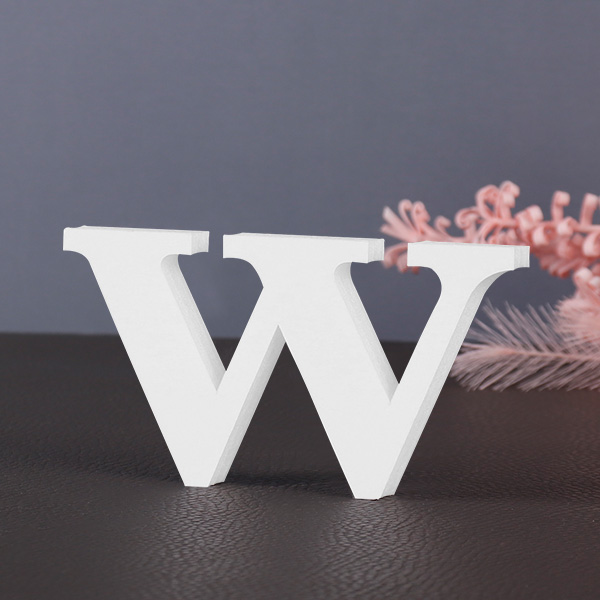 폼보드 알파벳 이니셜 폼보드아트 레터링 장식 소문자 w