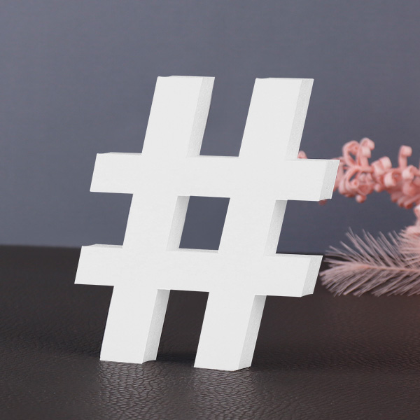 폼보드 알파벳 이니셜폼보드아트 레터링 장식특수기호 #(샵)